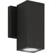 Arena 70 LED 6.3 inch Black Outdoor Wall Mount
